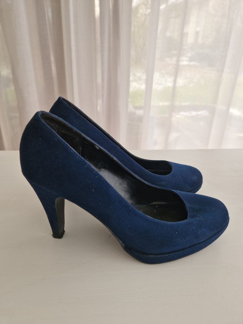 Graceland Damenschuhe: Graceland Pumps Blau Velours – Gebraucht aus Kerzers von Pluto81 1