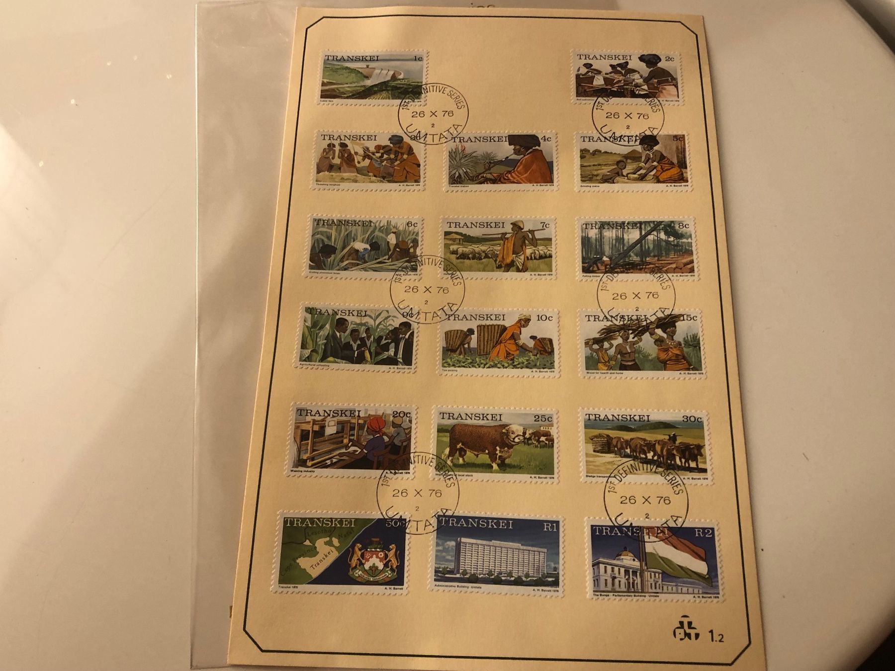 Tutti i francobolli: Erstausgaben TRANSKEI, Folder, Erinnerungsblatt & FDC – Usato da Lufingen venduto da Rac0 2