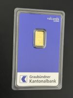 Goldbarren 1g Kantonal Graubündner Bank