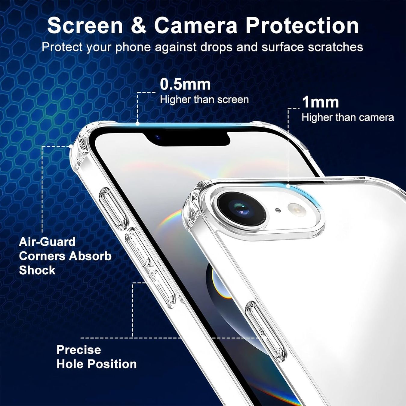 Cover & Protezioni schermo: iPhone 16e Hülle Etui Clear Case Silikon Cover TASCHE ROBUST – Nuovo e nell'imballaggio originale da Volketswil venduto da coverandmore 5