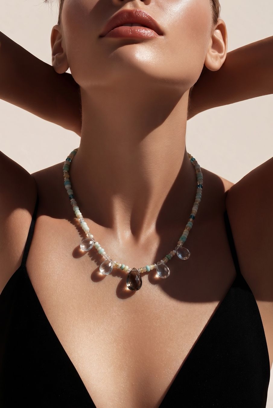 Catenine: Rares afrikanisches Opalstein Collier – Nuovo (secondo la descrizione) da Basel venduto da Chili007