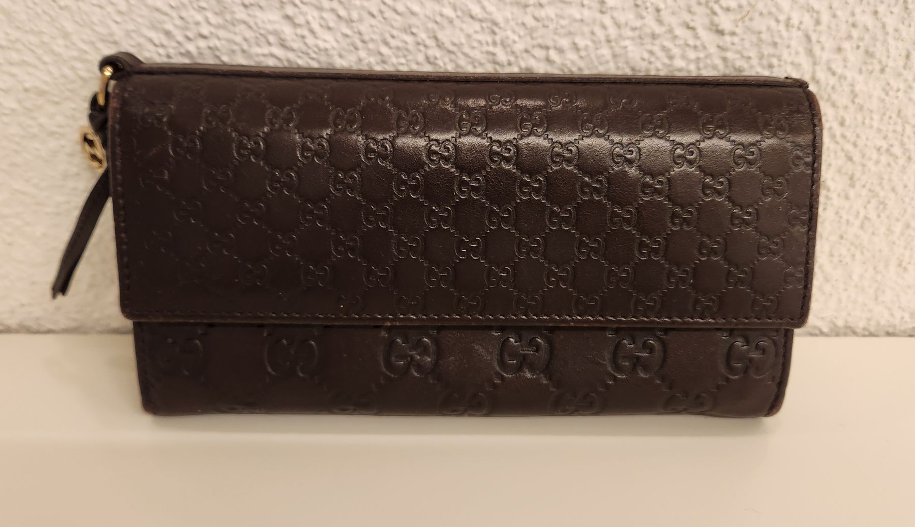 Gucci Portafogli: Gucci Portemonnaie Dunkelbraun – Usato da Wollerau venduto da CH8832 9