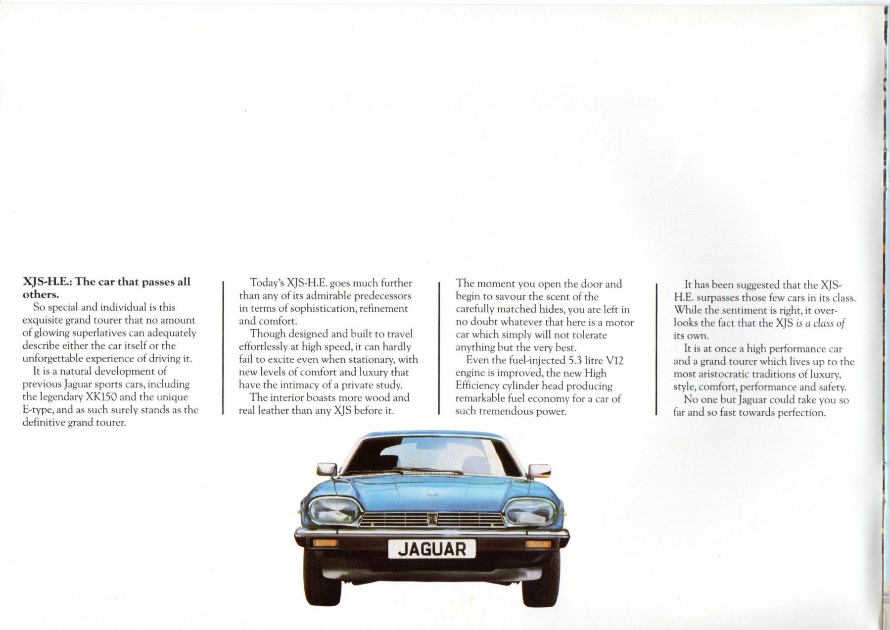 Jaguar Autos: Jaguar XJ-S H.E. - Original Prospekt – Neu (gemäss Beschreibung) aus Malans GR von Chueche427 1