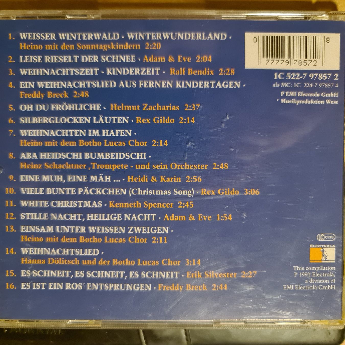 CD: White Christmas Weihnachtslieder – Usato da Dintikon venduto da Vexi 1