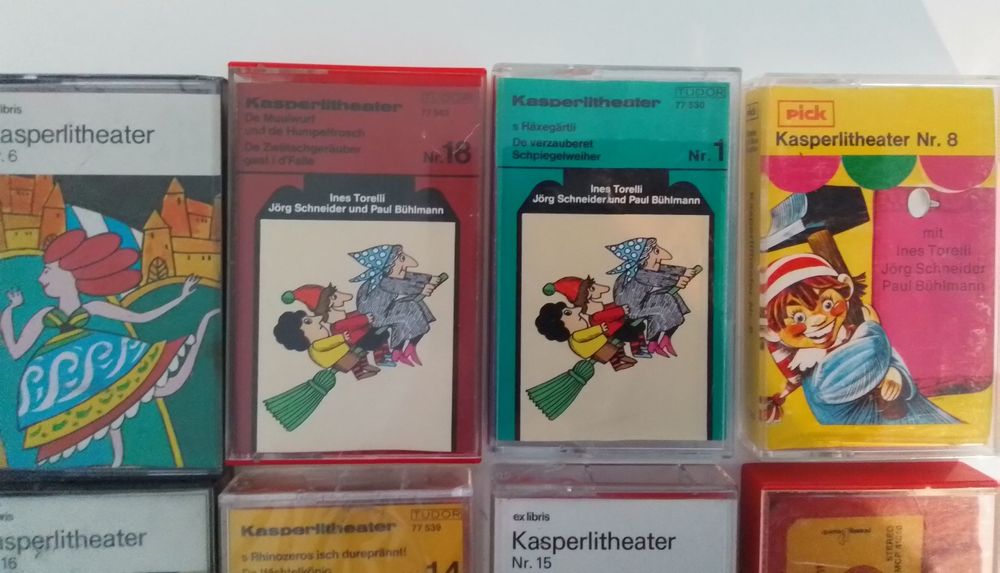 7 originale Kasperli Kassetten & 1 Globi (Gebraucht) in Basel für CHF ...
