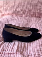Damenschuhe Gabor Grösse 7 1/2 dunkelblau Velour 