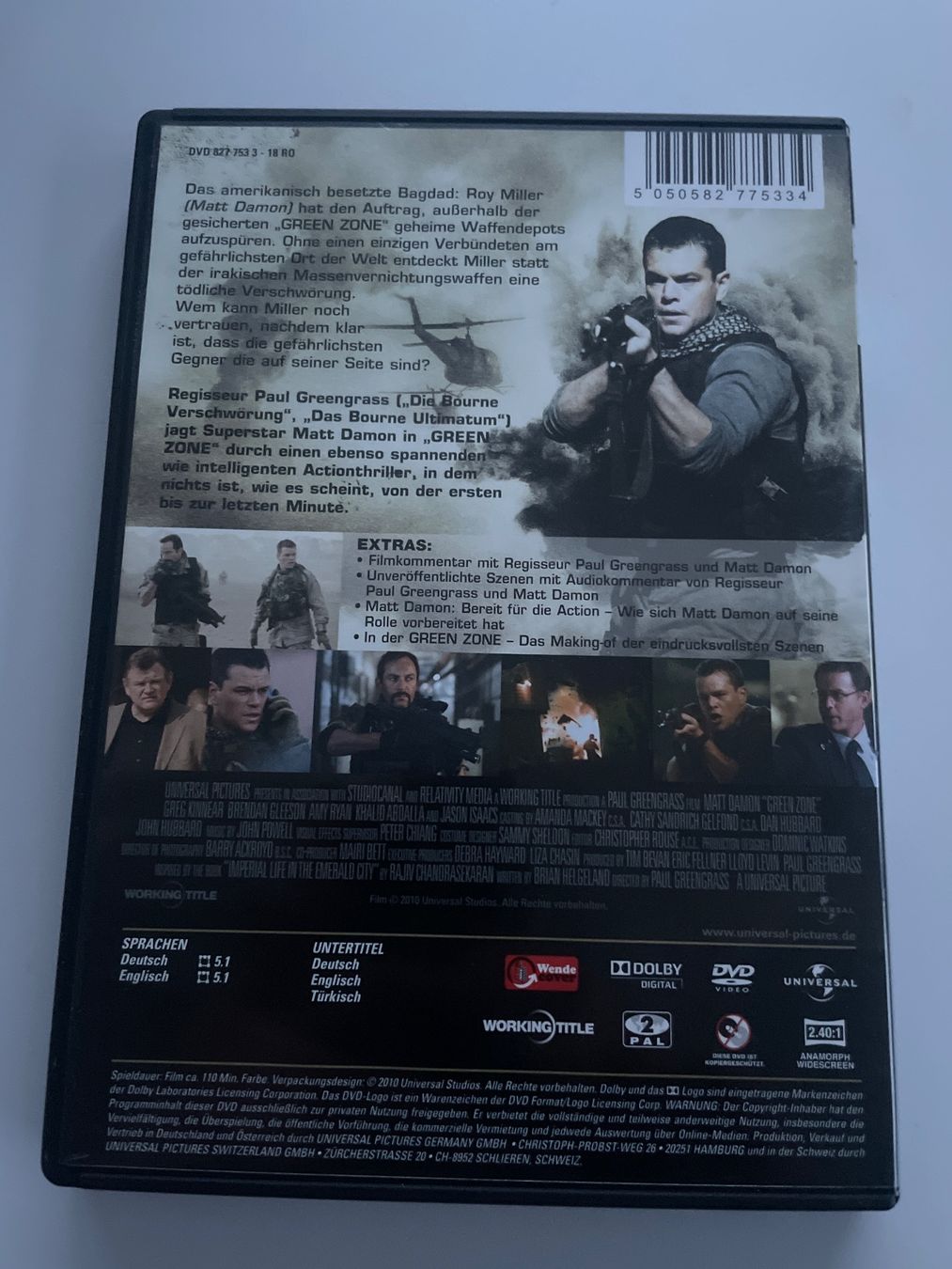 Tutti i DVDs: Green Zone DVD - Actionthriller mit Matt Damon – Usato da Sargans venduto da Didis 1