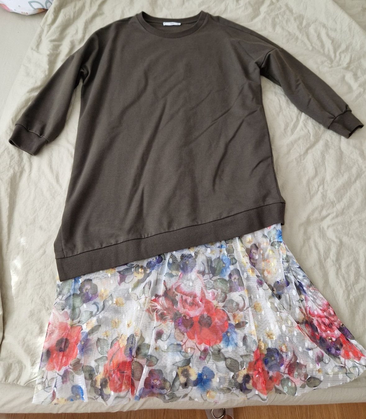 Mango Vestiti: Mango Sweatshirt Spitze Kleid Gr. M – Usato da Erlinsbach SO venduto da ULIKH 2