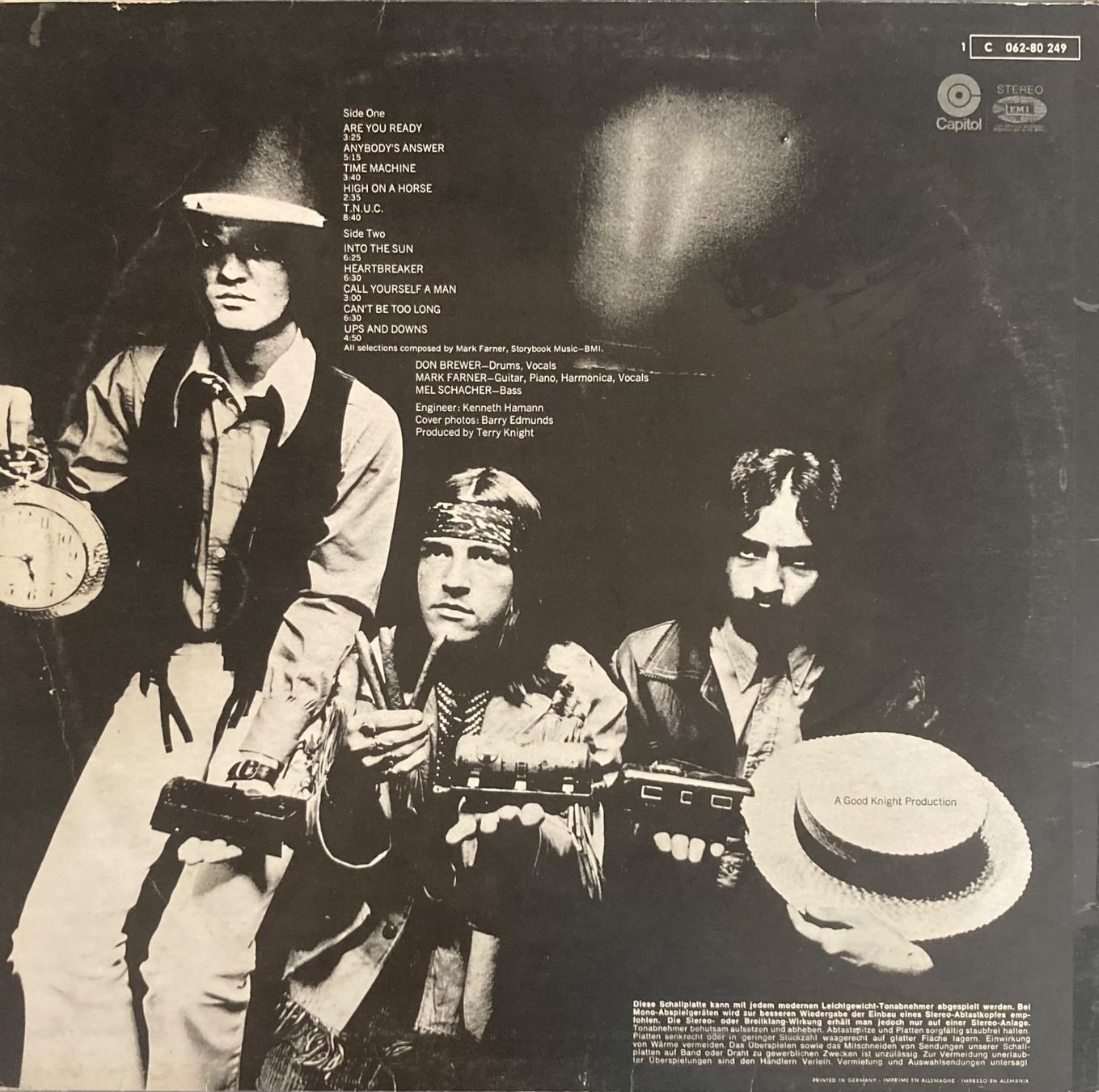 Schallplatten: GRAND FUNK - ON TIME – Gebraucht aus Poliez-Pittet von Newtown-Records 1