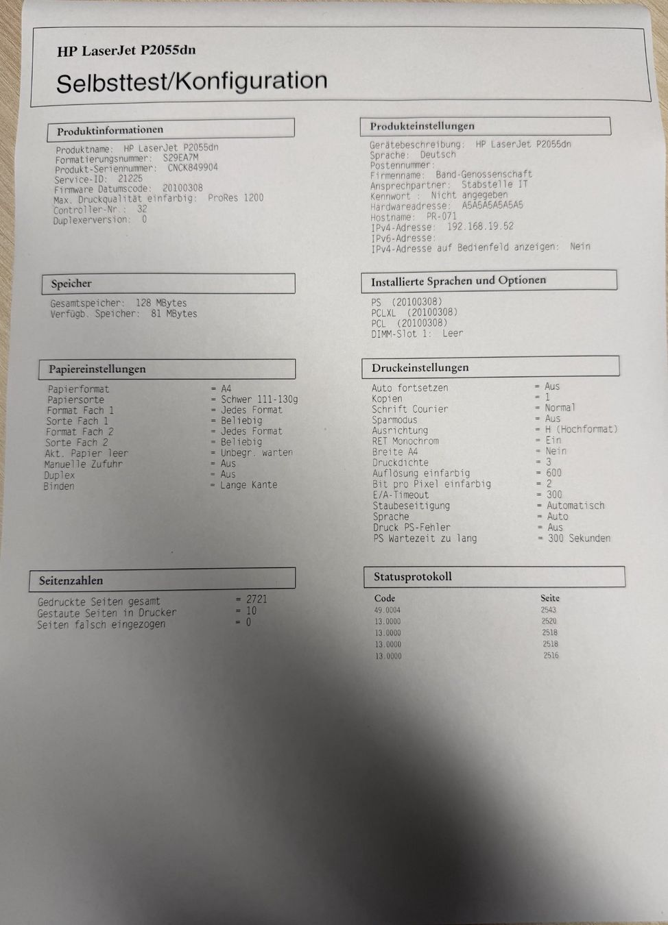 Hewlett Packard Drucker: Laser-Drucker – Gebraucht aus Bern von BAND_Genossenschaft 2