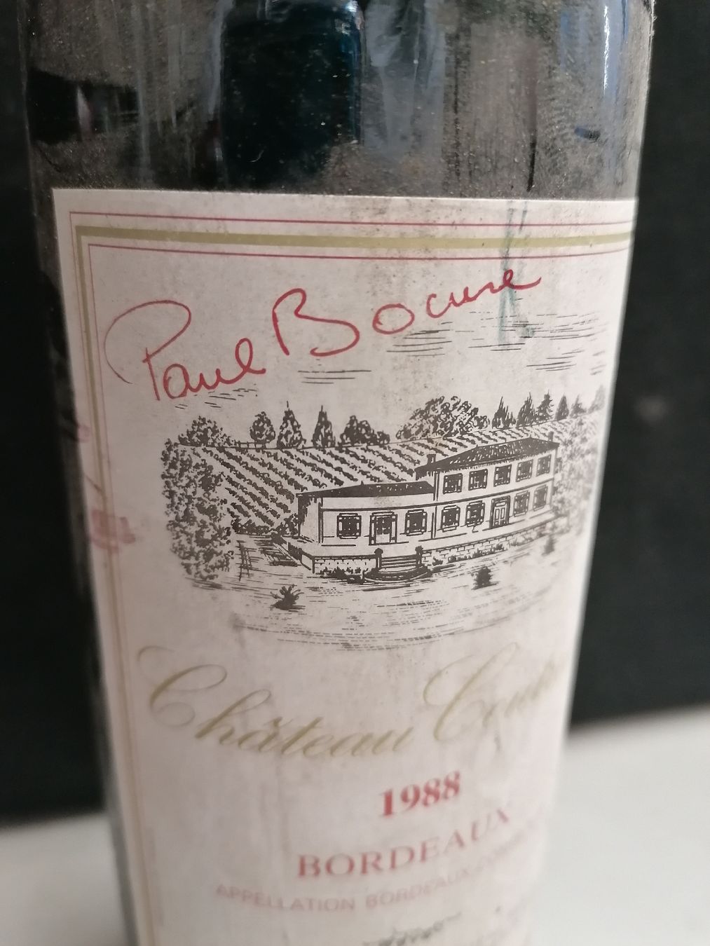 Vino: CHÂTEAU COUTREAU BORDEAUX 1988 – Nuovo (secondo la descrizione) da Genève venduto da Leboucheoreilles 6