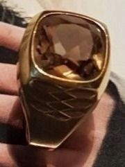 Bagues: 750 Goldring mit Rauchquarz – Neuf (Voir description) à Unterägeri par Altgoldschmuck 3