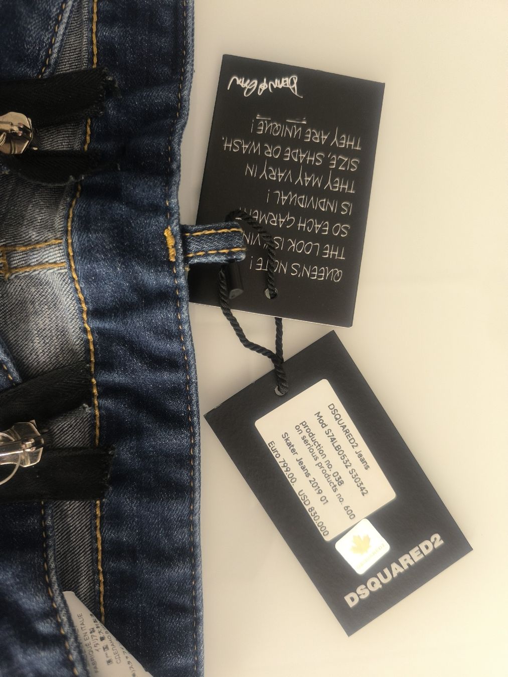 Dsquared2 Jeans: Neue Dsquared2 SKATER Mann jeans TG 46 – Neu und originalverpackt aus Oensingen von Outlet_Super_Sale 5
