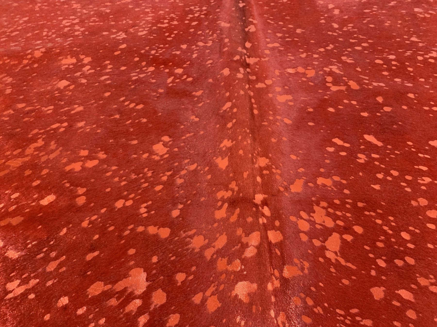 Tappeti: Kuhfell Teppich Tomato Metalic – Nuovo e nell'imballaggio originale da Arbedo venduto da patagonialeatherrugs 2