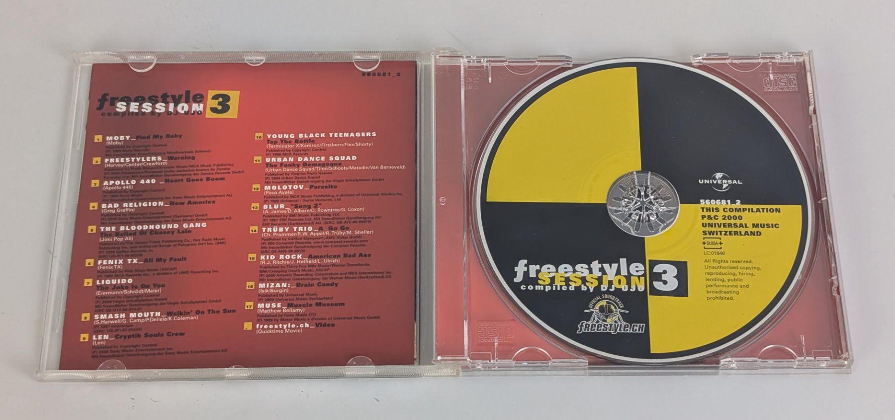 CD: Freestyle Session 3 - Seltene Compilation CD aus der Schweiz – Usato da Zürich venduto da 1.Simon 2