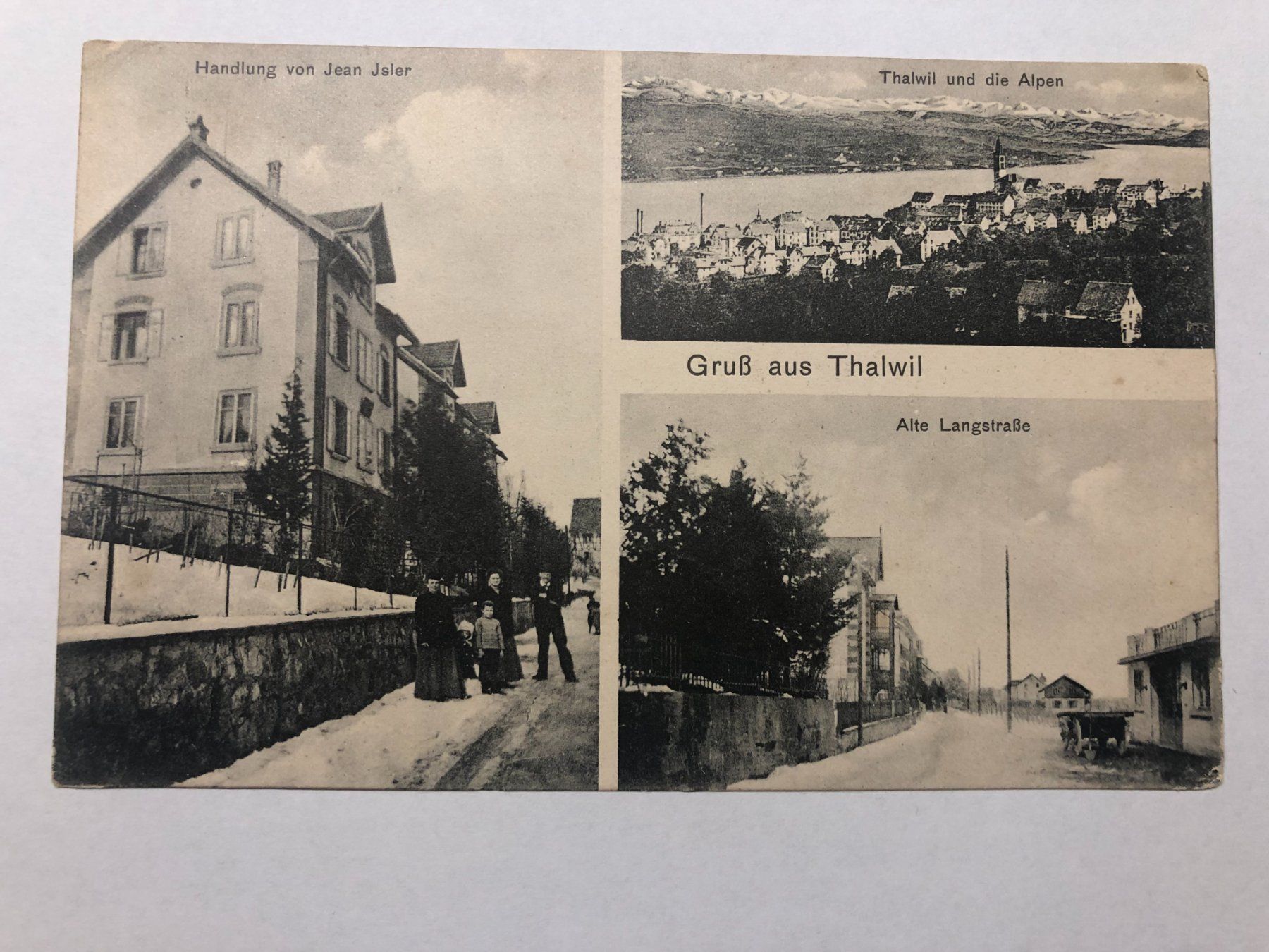 Cartes postales: Thalwil  Gruss aus ...   Alte Langstr - Handlung Jsler – D'occasion à Pfäffikon ZH par Waltoversand