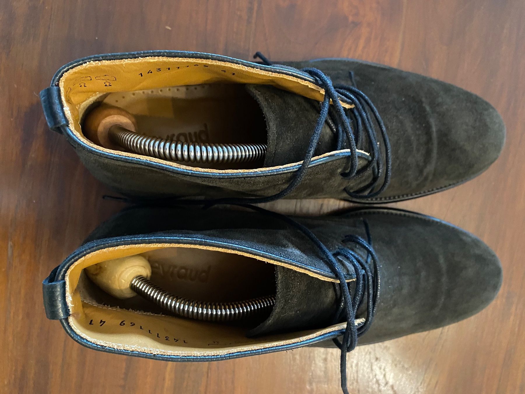 Scarpe da uomo: HEYRAUD Herren Wildleder Schnürschuhe – Nuovo (secondo la descrizione) da Besazio venduto da lionheart63 7