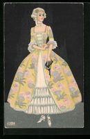 Mela Köhler: Elegante Dame mit Perücke