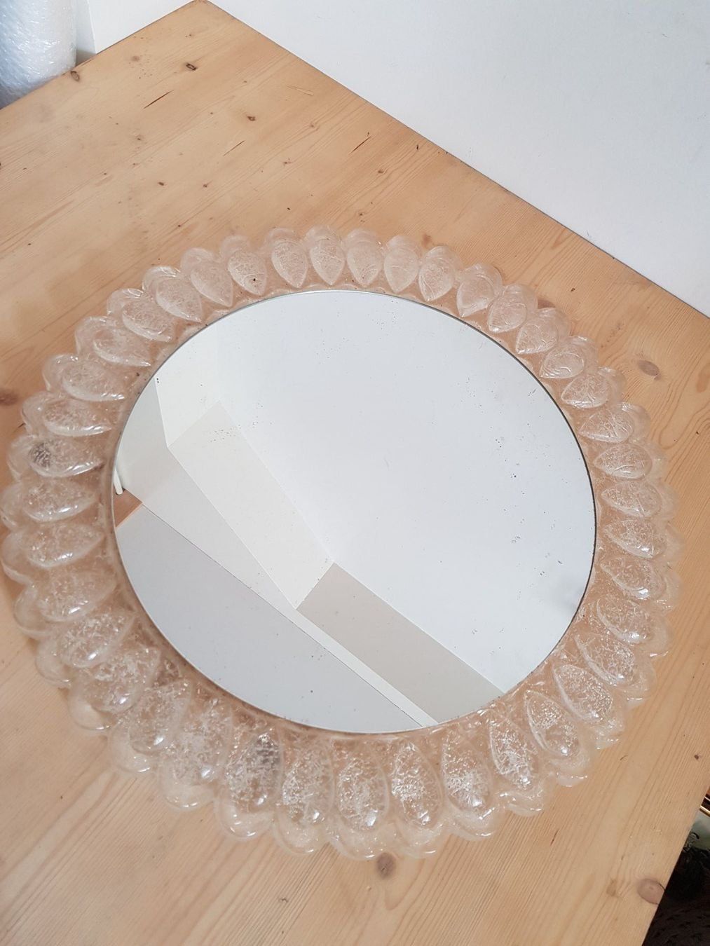 Specchi: runder Vintage Klassiker Spiegel Glas oder Kunststoff – Usato da Walterswil BE venduto da Lonitti 1