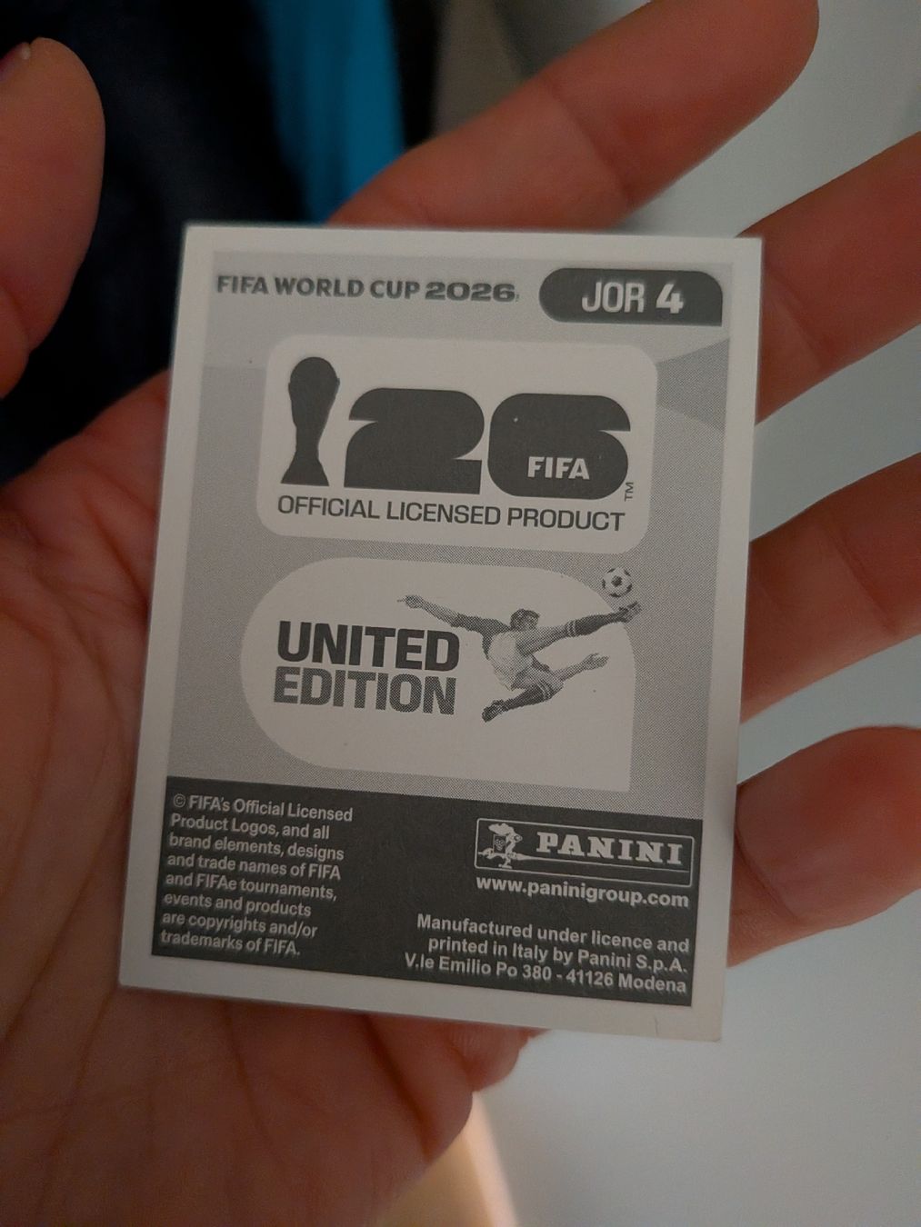 Panini Cartes à collectionner: Panini Bild JOR 4 – D'occasion à Eschenbach SG par SanFranciscoCalifornia 1