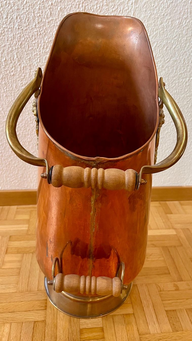 Alle Dekorationen: Antike Kohlenschütte Kupfer – Gebraucht aus Bülach von elm_2myc 2