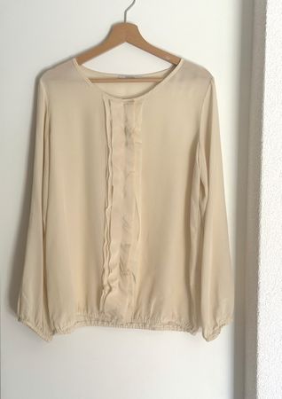 Xetra Seidenbluse Creme Gr. S -M