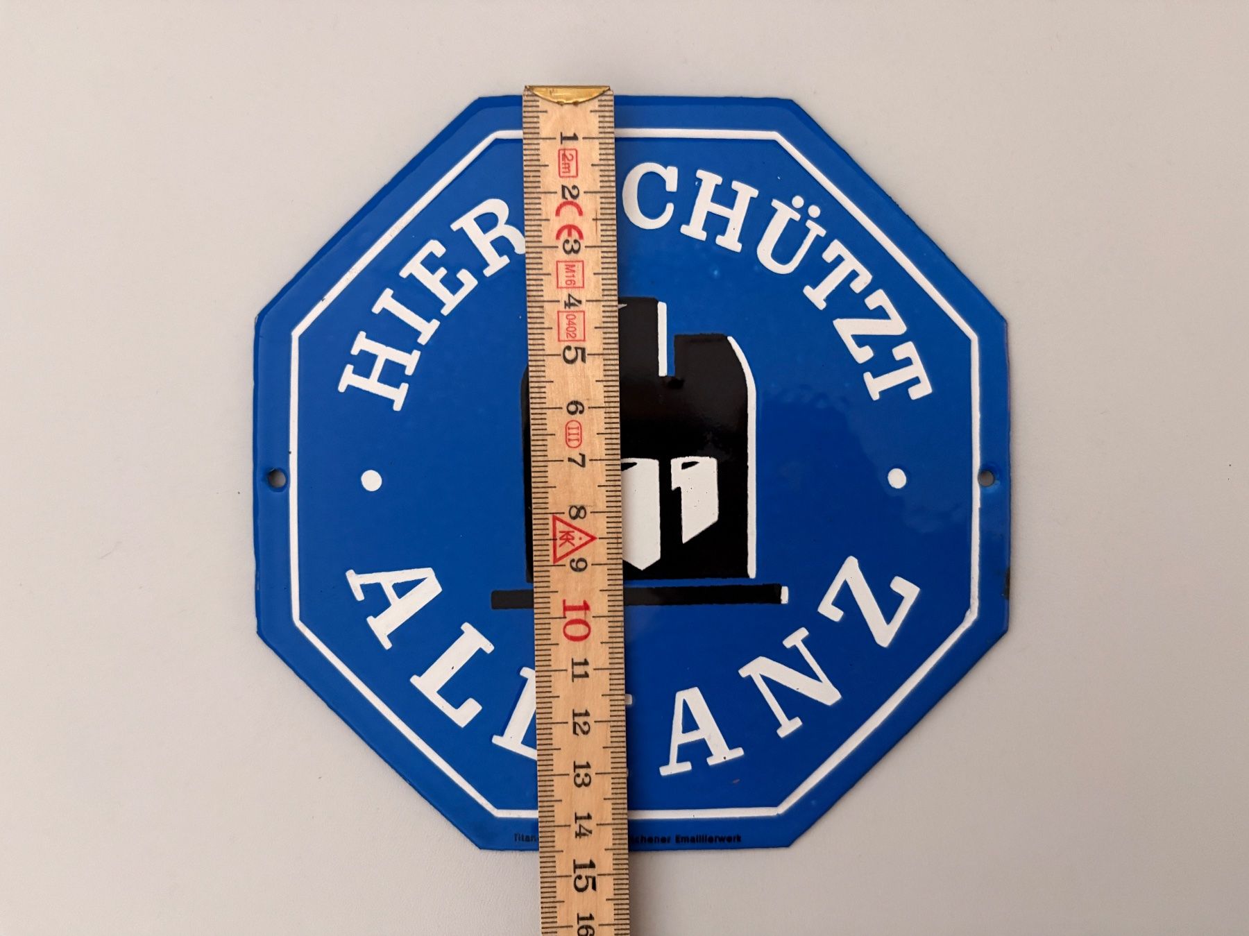 Insegne: Emaille Schild "Allianz" – Nuovo (secondo la descrizione) da Goldau venduto da pemunator 3