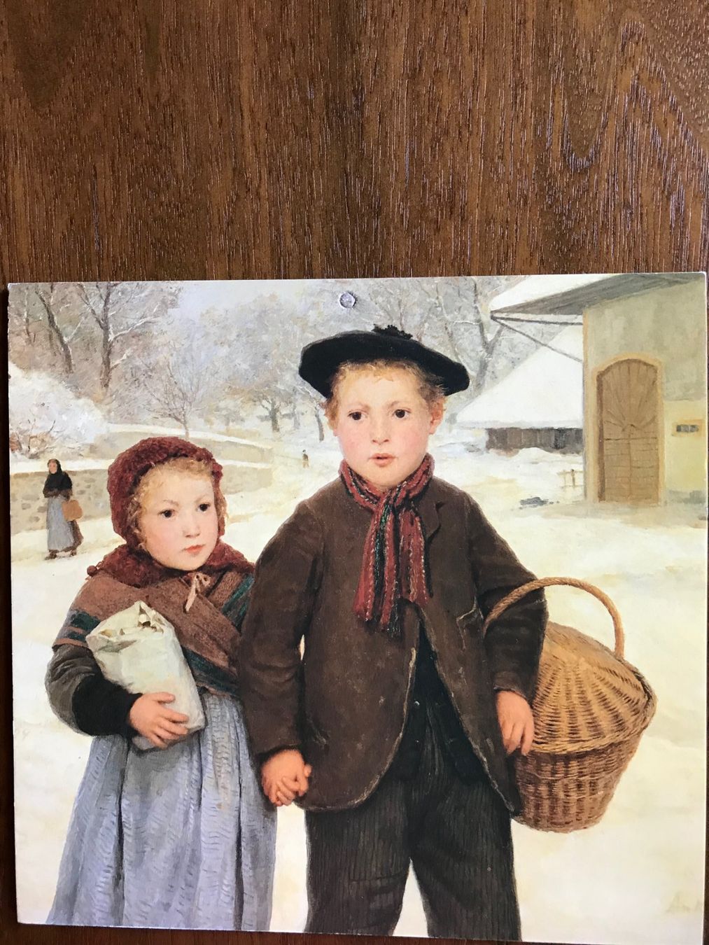 Poster & Bilder: Anker Bilder mit Kindern | auf Karton | Winter | Stricken – Gebraucht aus Brunnenthal von Eco07 1