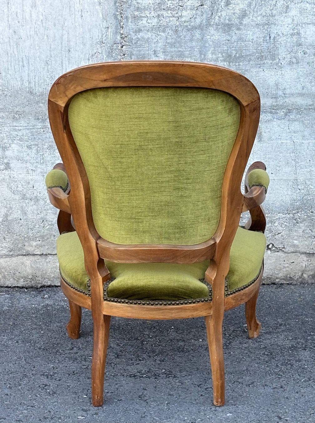 Poltrone: antiker Biedermeier Sessel Armchair mit Polster – Usato da Lüchingen venduto da Eeizo 3