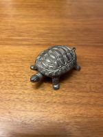 Vintage Schildkröte Pillendose / Süßstoffspender mit Mini-Za