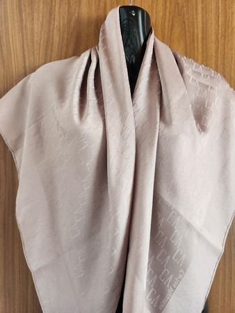 Foulard Carlos Vizantini beige 100% soie 