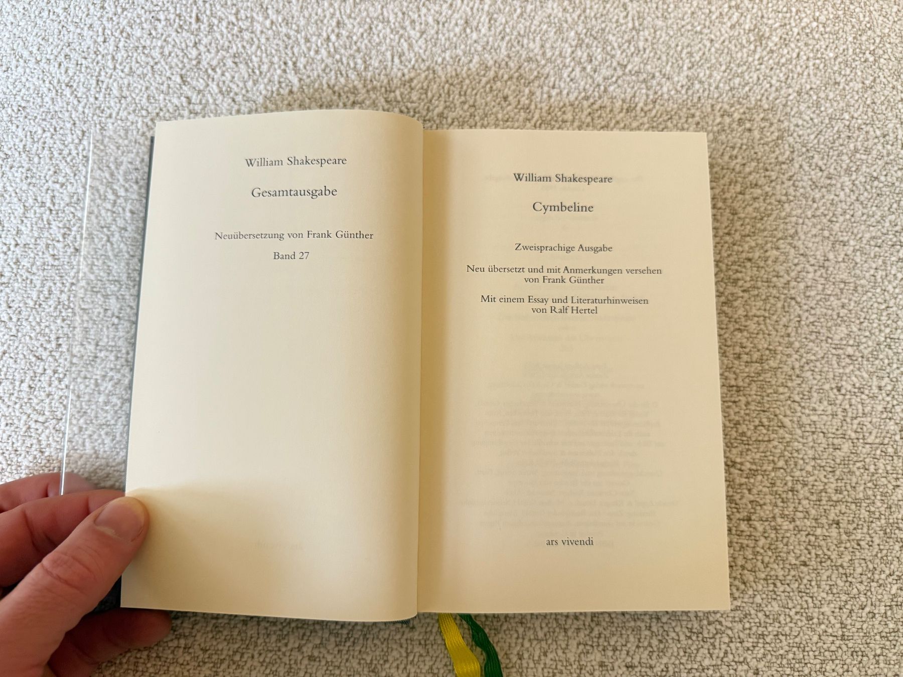 Libri: William Shakespeare - Cymbeline - Limitierte Ausgabe – Usato da Zürich venduto da thomashahn 6