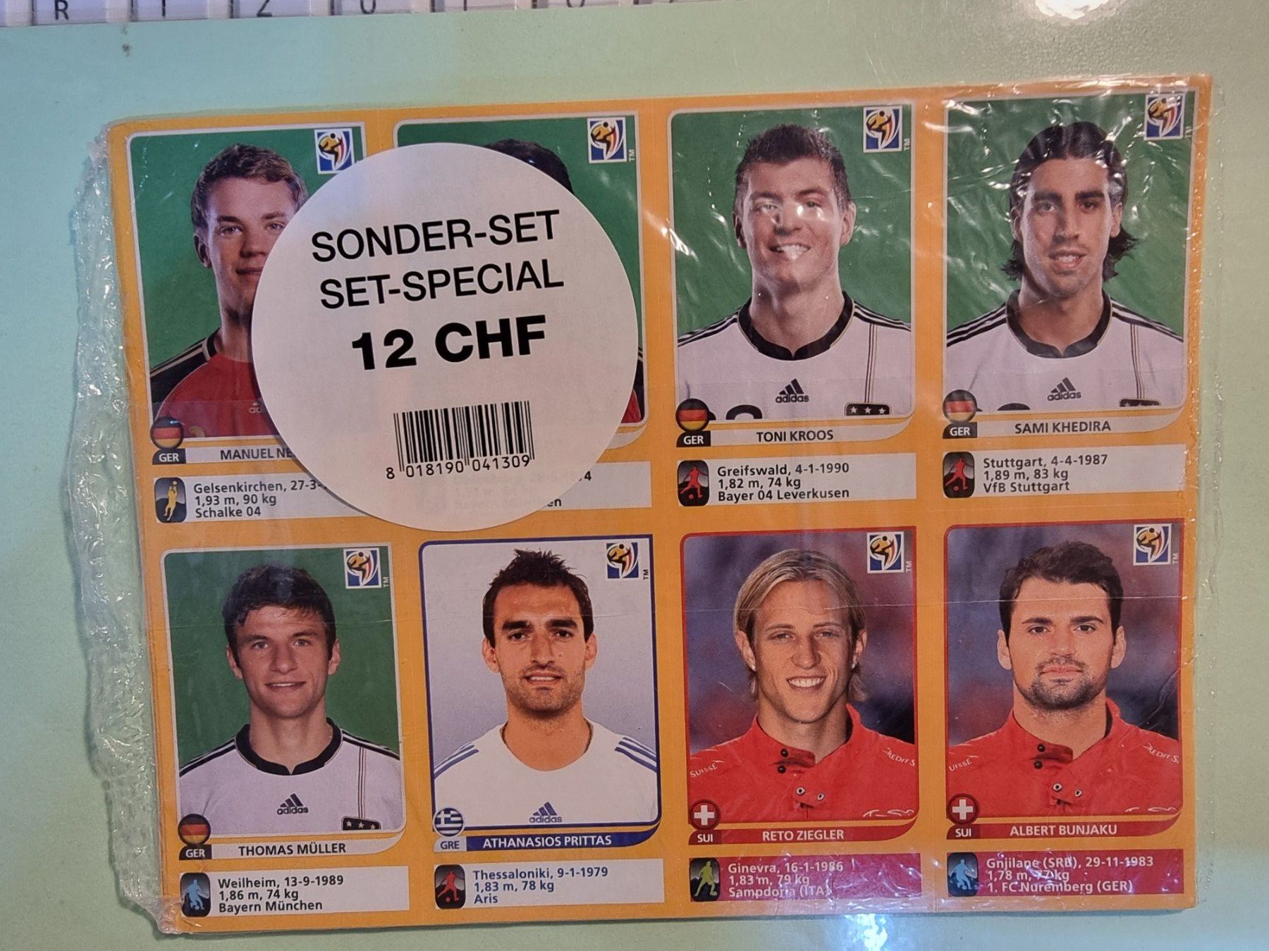 Panini Carte collezionabili: 2010 panini wm 2010 update schweizer version  extrem selten – Nuovo e nell'imballaggio originale da Oberglatt ZH venduto da paninistickersworld