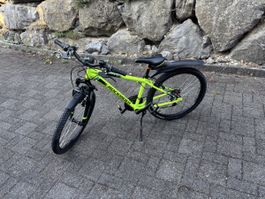 Kinderfahrrad Rockrider ST500 limegreen 24 Zoll gebraucht