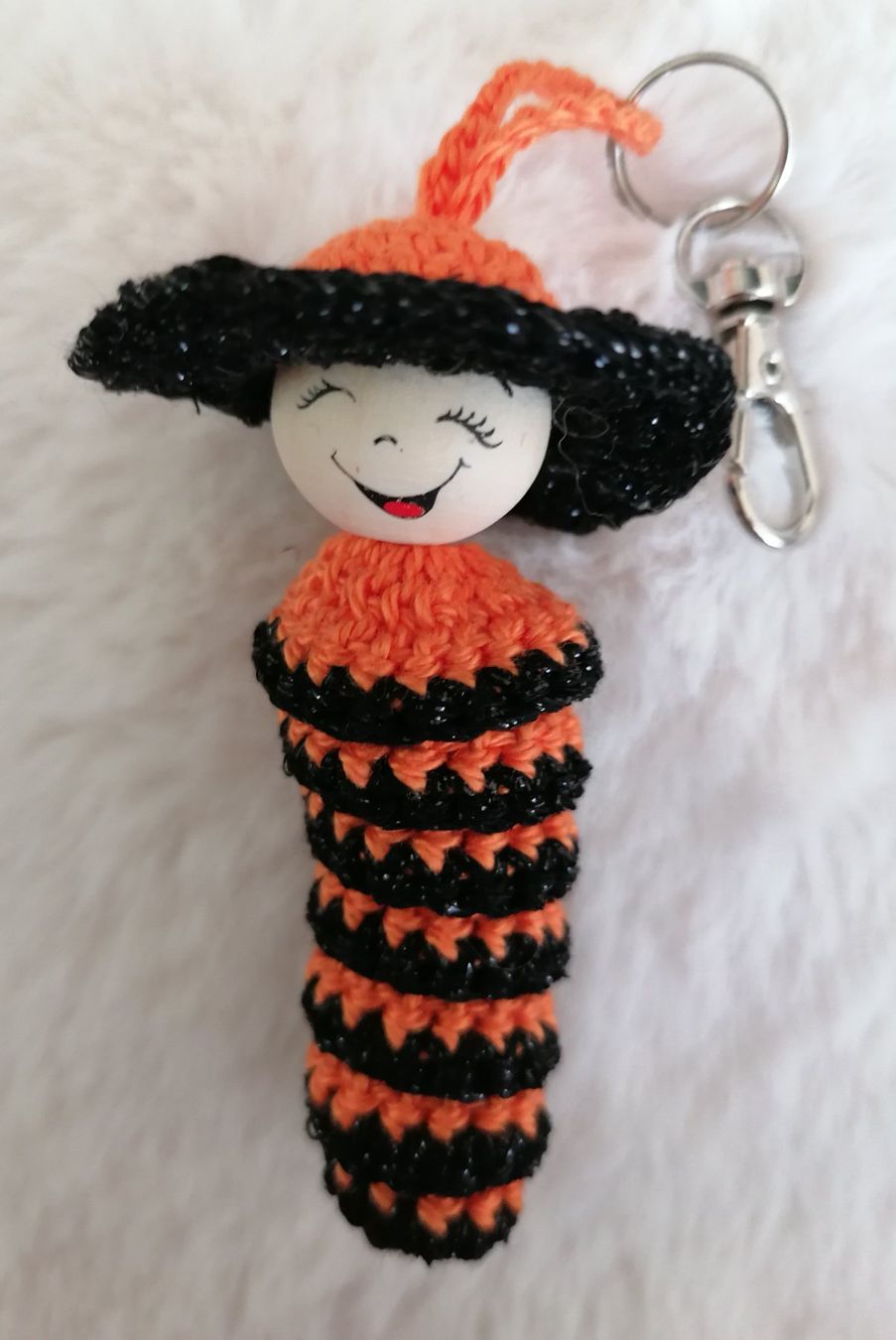 Tutte le decorazioni: Handgemacht Glückswürmchen 3 Stück Orange – Nuovo e nell'imballaggio originale da Rümlang venduto da TRICE67 2