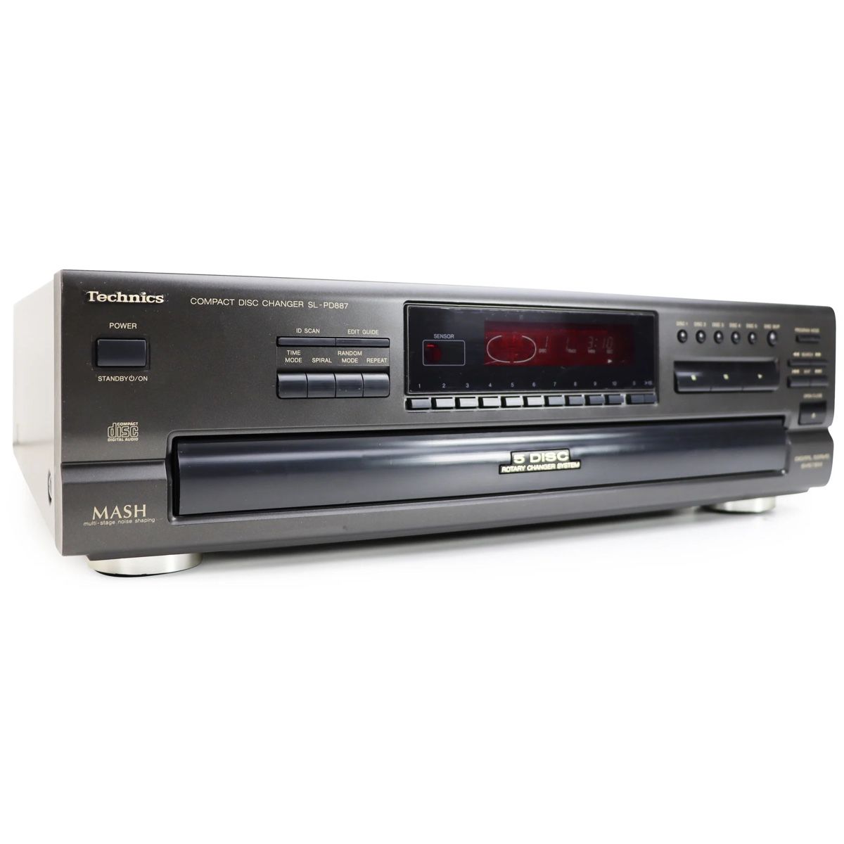 Technics Lettore multimediale & Streamer: Technics SL-PD887 MASH 5 Disc Rotary Changer System Compact – Usato da Trimbach venduto da ELITA-5 3