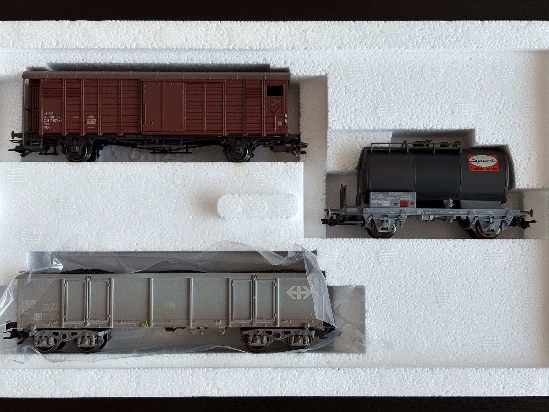 Märklin Modellini di ferrovie: Märklin 48807 SBB Güterwagen-Set – Usato da Locarno venduto da fox_zb9y 1
