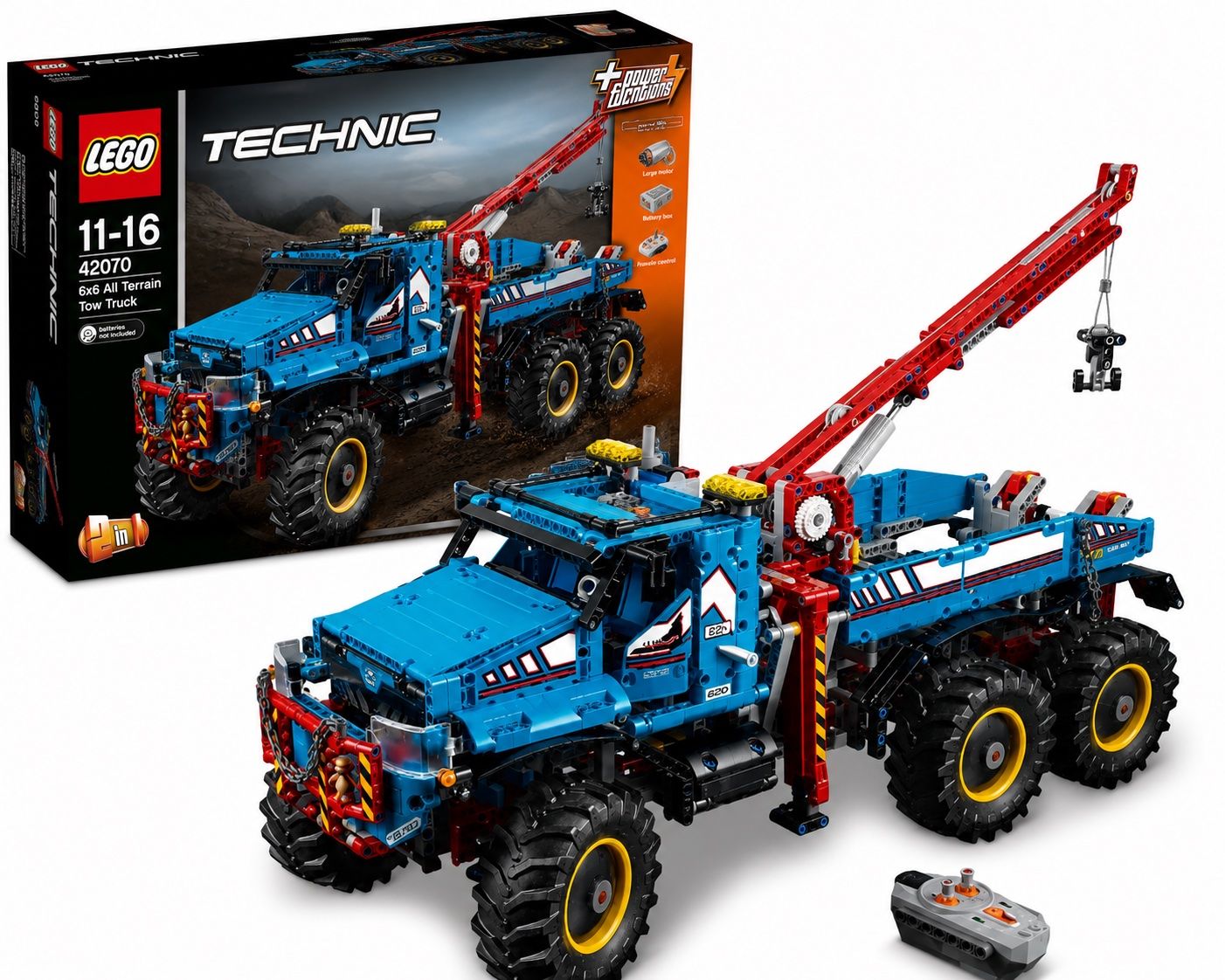 Lego Baukästen: LEGO Technic 42070 Allrad-Abschleppwagen – Gebraucht aus Langenthal von PituPitu