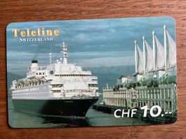 Teleline Telefonkarte Schiff
