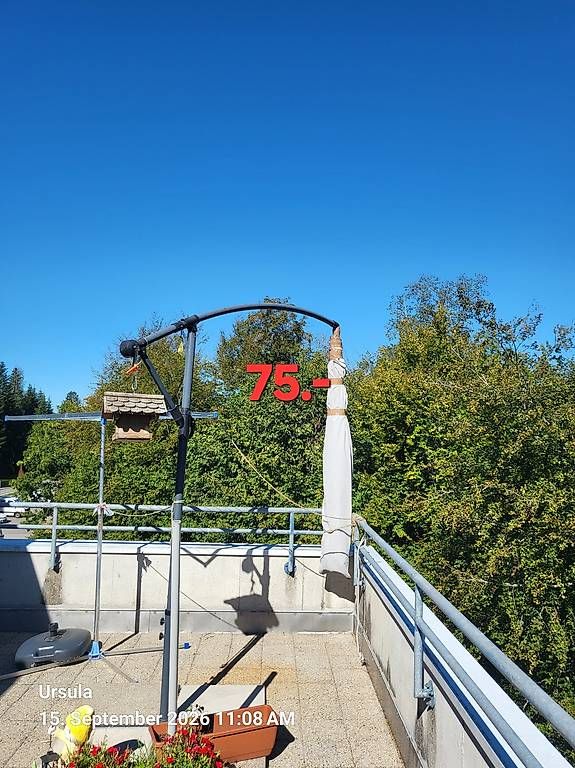 Ombrelloni: Ampelschirm gross – Usato da Rüti ZH venduto da poopey