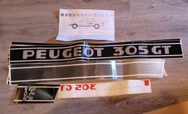 Kit autocollant démo Peugeot 305 GT