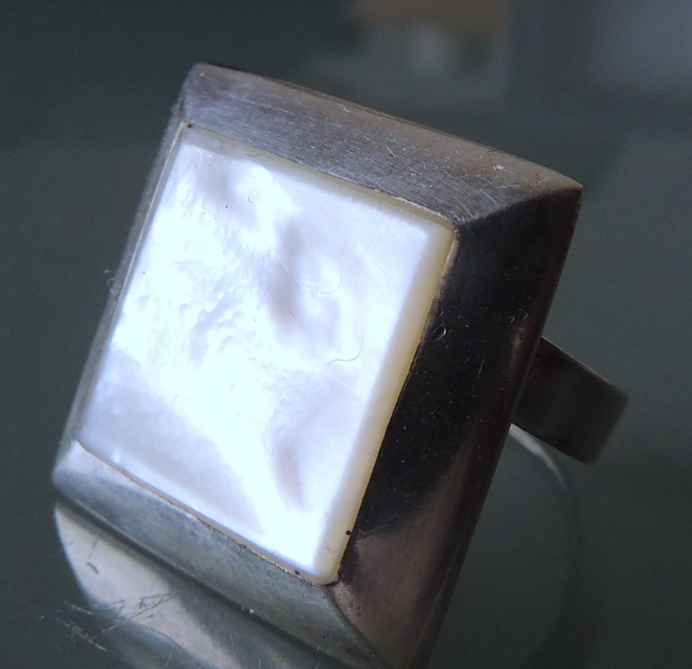 Ringe: Perlmutt Silber 925 Fingerring – Gebraucht aus Waldenburg von schaller707 1