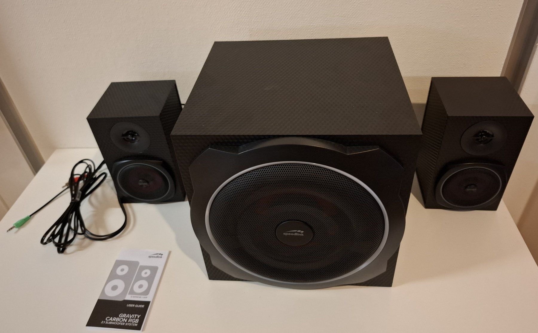 Haut-parleurs: SPEEDLINK Gravity Carbon 2.1 Subwoofer System – Neuf (Voir description) à Bottmingen par Tomena0214 4
