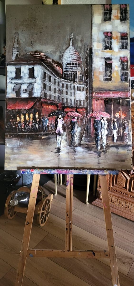 Dipinti: Tableau art Montmartre – Usato da Bursinel venduto da SeveralLives