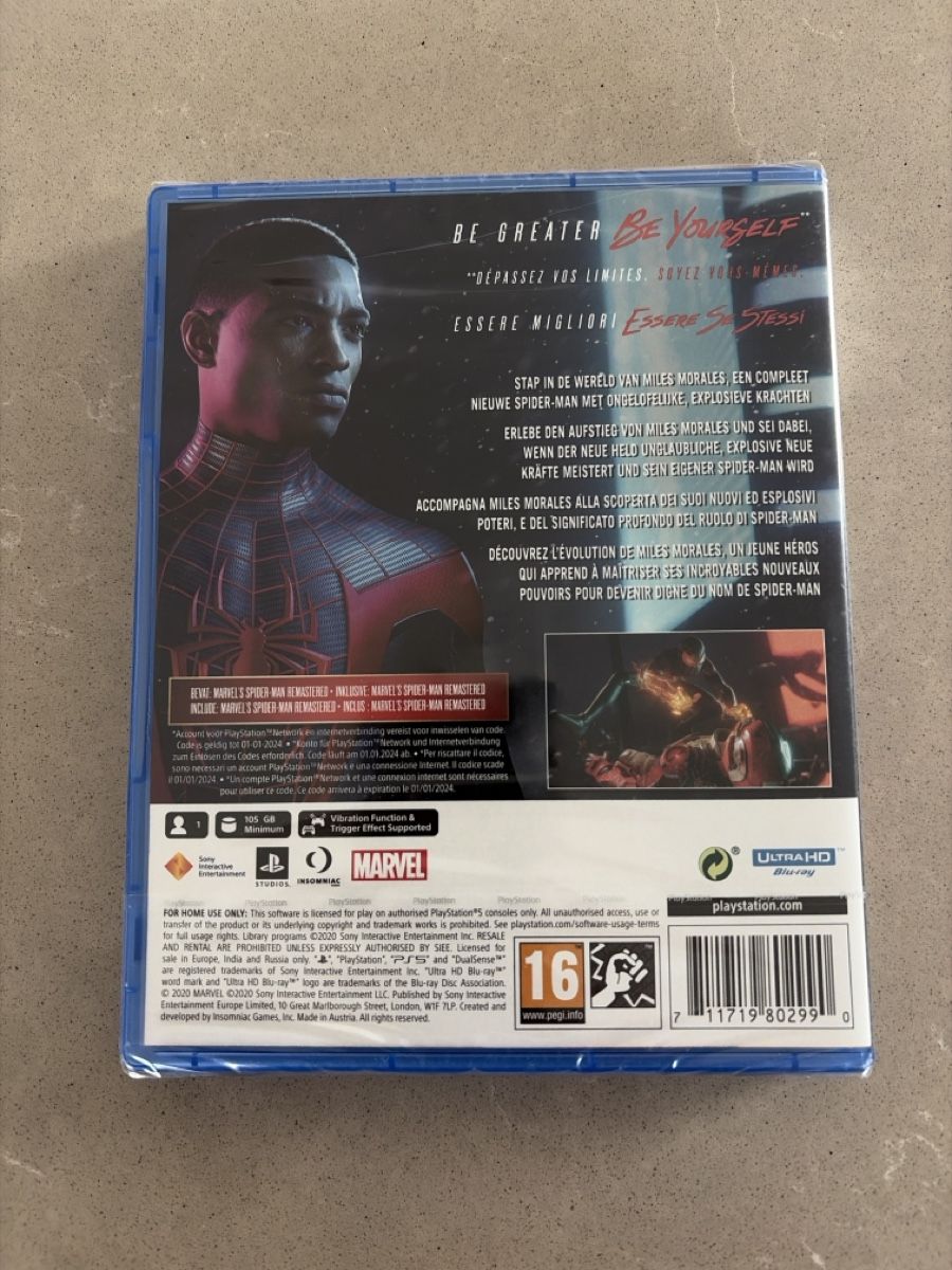 Marvel Giochi: PS5 Marvel Spider-Man Miles Morales Ultimate Edition neu – Nuovo e nell'imballaggio originale da Au ZH venduto da eac_gm25 1