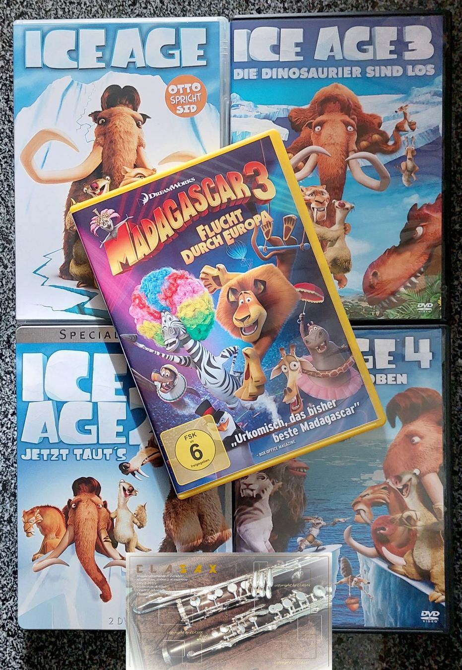 Alle DVDs: DVD - Set Familien-/Animationsfilme – Neu (gemäss Beschreibung) aus Rotkreuz von CLASAX