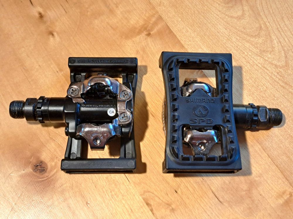 Réflecteurs de pédales vélo Shimano SM-PD22 noir, vendus par paire