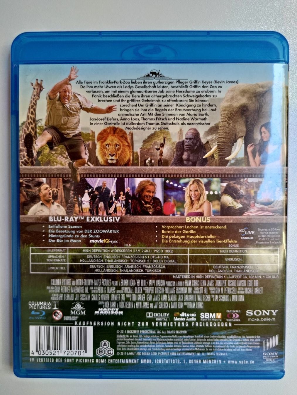 Tutti i DVDs: DER ZOOWÄRTER – Usato da Liestal venduto da Kratzilla 2