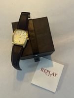 Replay Spaceliner Herrenuhr, Lederarmband, Top Zustand!
