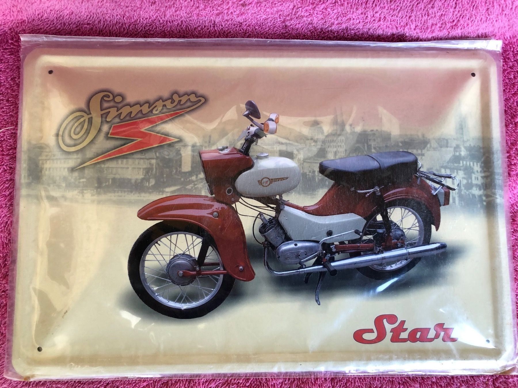 Insegne: Simson star ddr ost classic Oldtimer – Nuovo (secondo la descrizione) da Reinach AG venduto da rares75
